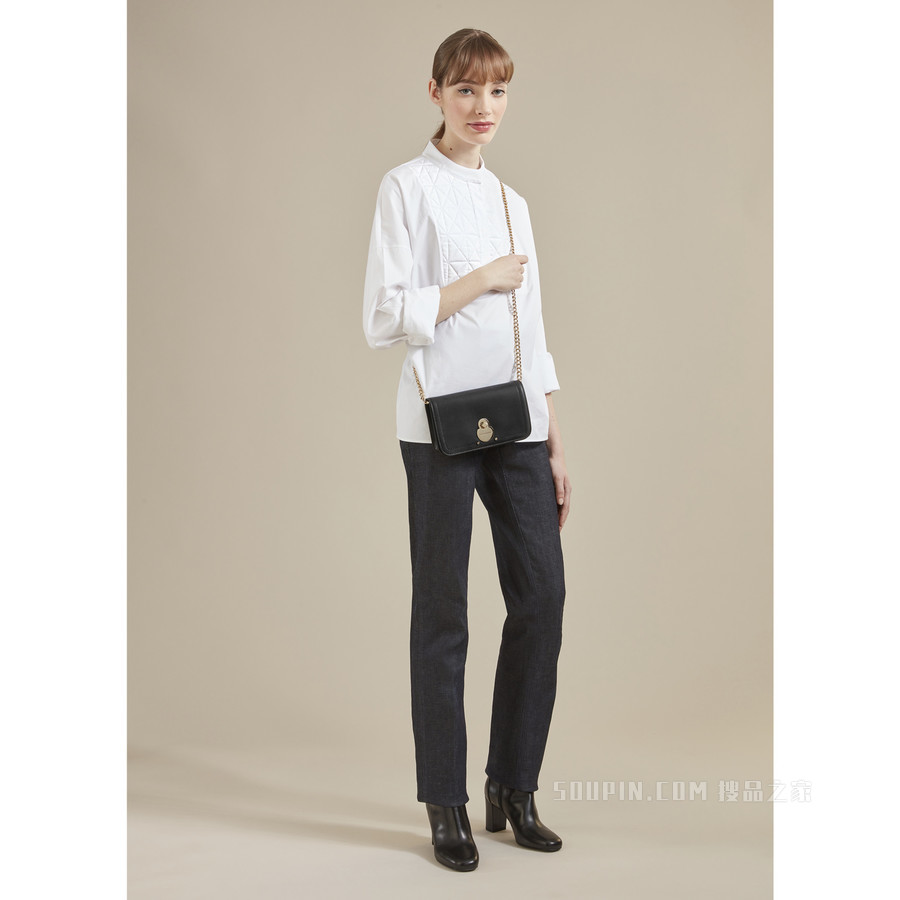 Cavalcade 带链钱包 - 米色