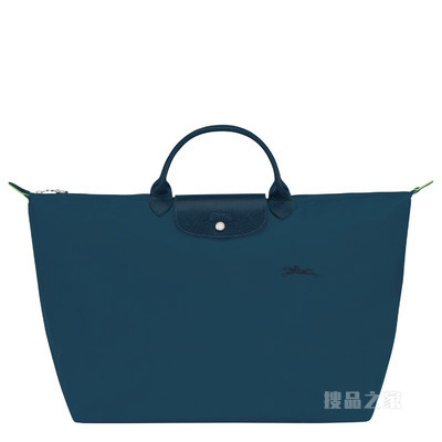 Le Pliage Green 旅行包大号 - 蓝色