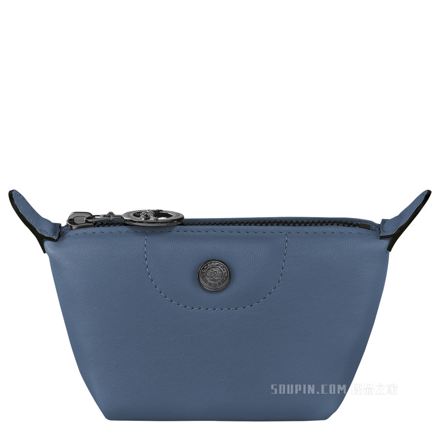 Le Pliage Cuir 零钱包 - 蓝色