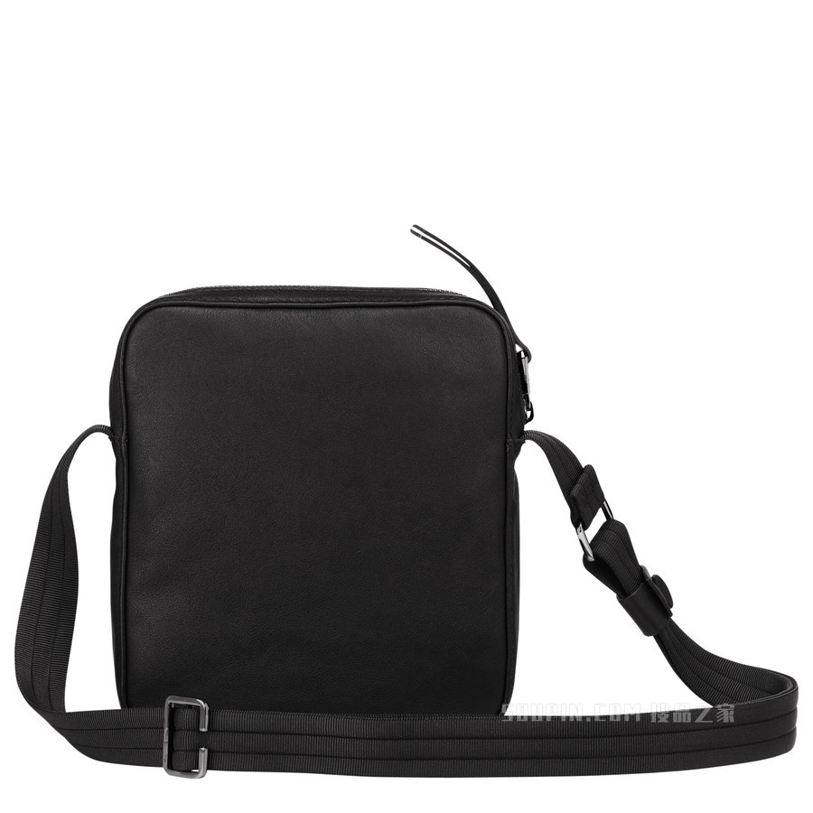Longchamp 3D 斜挎包小号 - 黑色