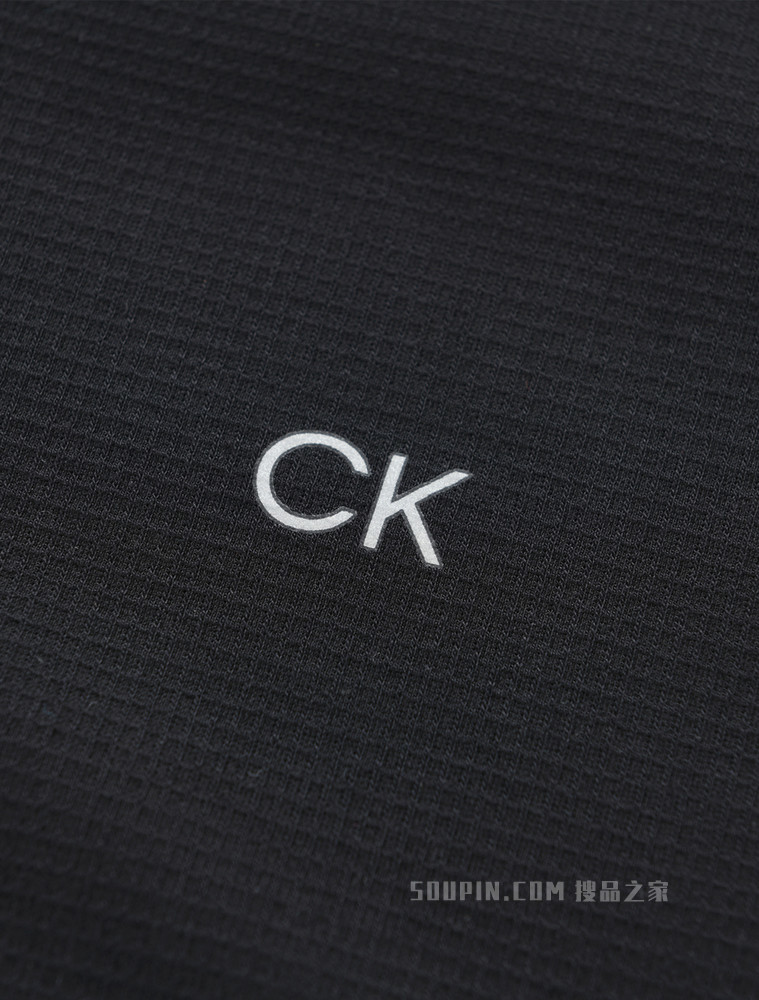 Calvin Klein 22春夏女士时尚拼接循环LOGO拉链连帽运动卫衣4WS2J404