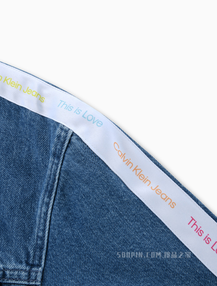 【彩虹系列】Calvin Klein 22春夏男时尚翻领LOGO织带休闲外套J321587