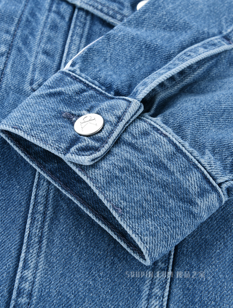【彩虹系列】Calvin Klein 22春夏男时尚翻领LOGO织带休闲外套J321587
