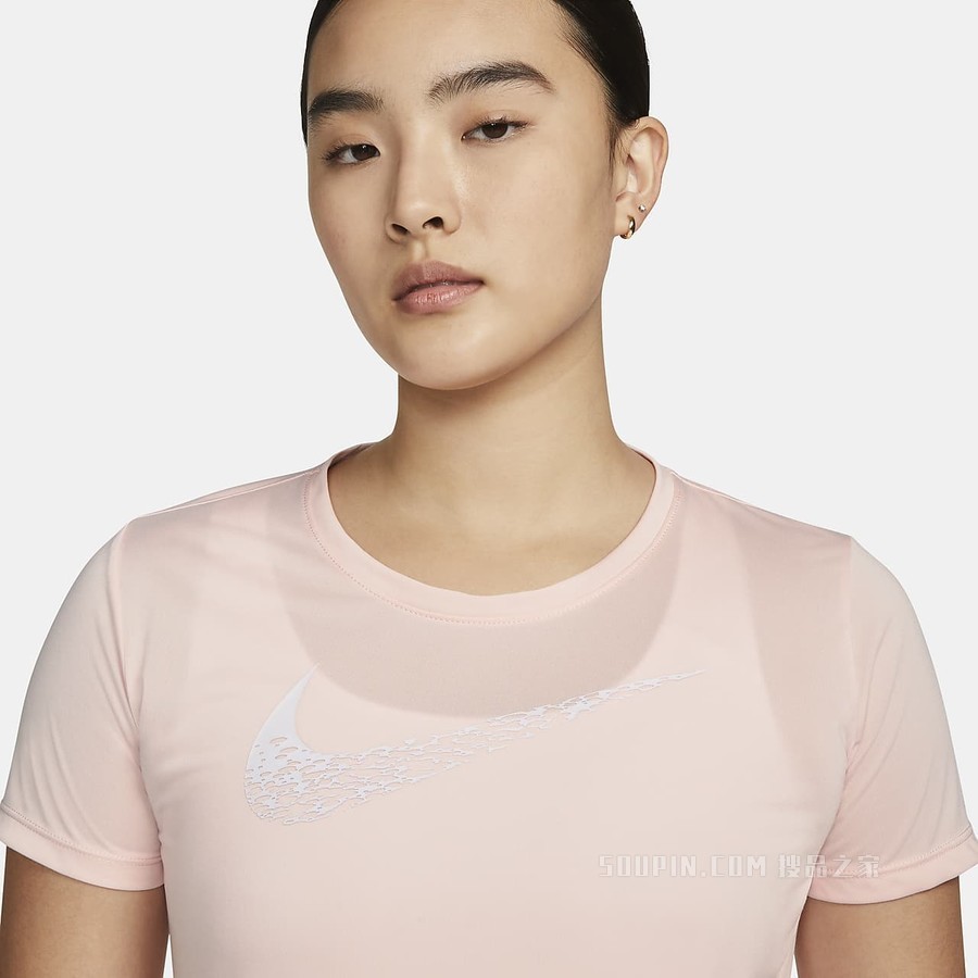 Nike Swoosh Run 女子短袖跑步上衣
