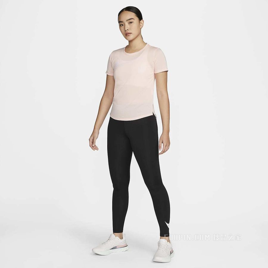 Nike Swoosh Run 女子短袖跑步上衣