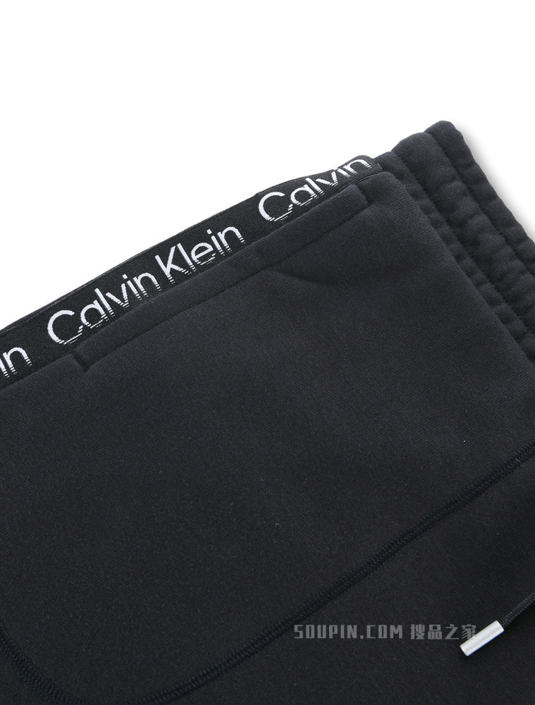 Calvin Klein 22春夏男士时尚循环LOGO织带抽绳腰运动休闲短裤4MS2S806