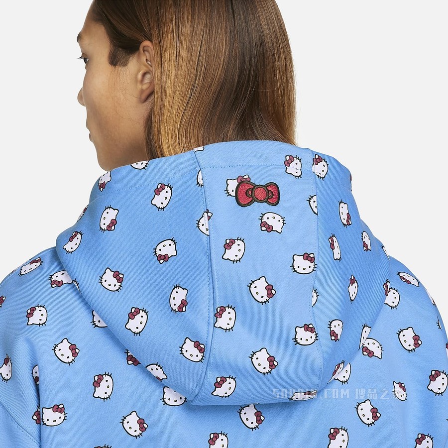 Nike x Hello Kitty 男/女起绒连帽衫