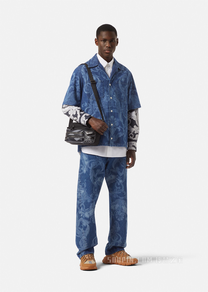 Silver Baroque牛仔衬衫