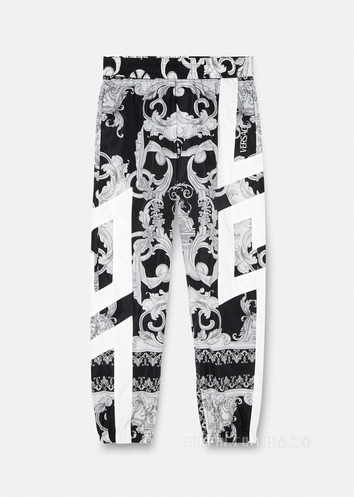Silver Baroque运动裤