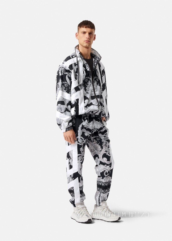 Silver Baroque运动裤