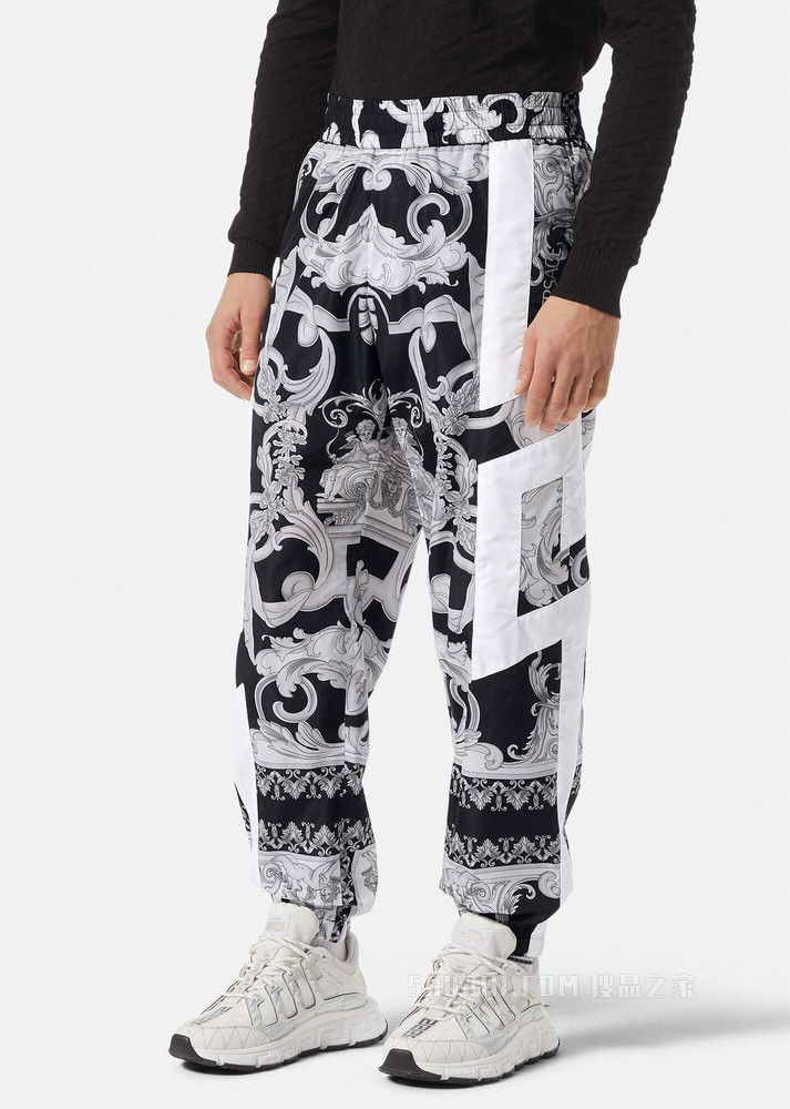 Silver Baroque运动裤