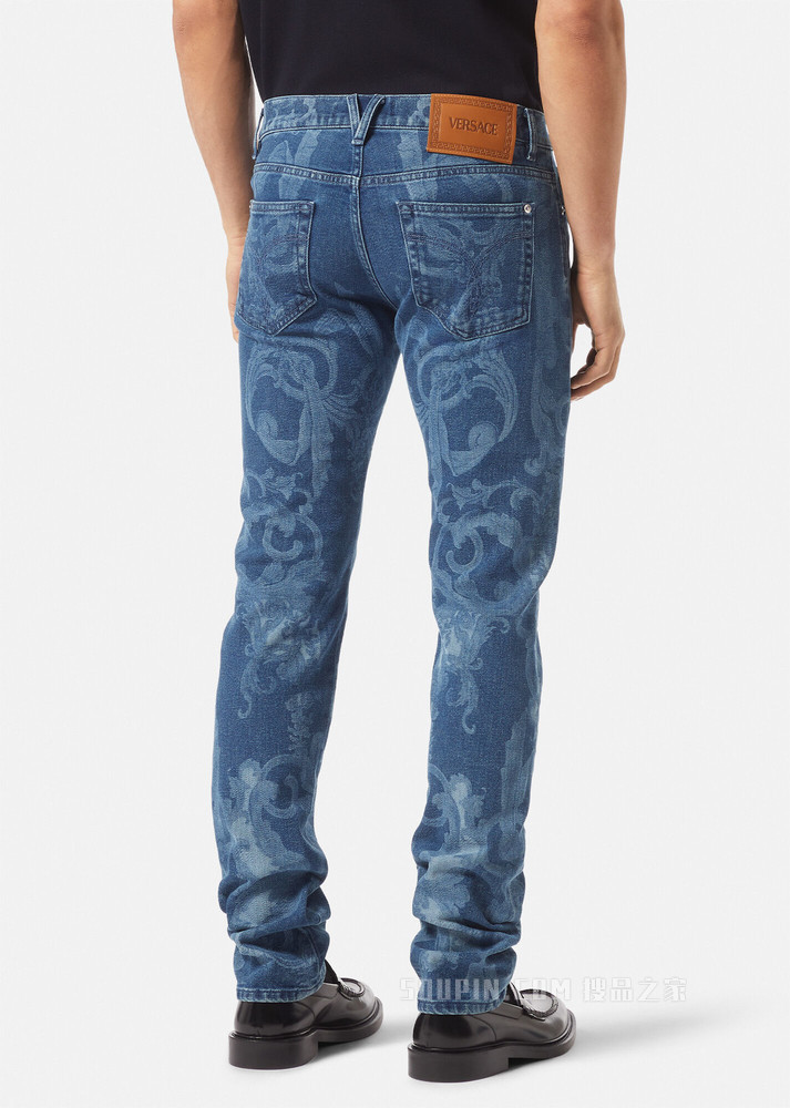 Silver Baroque牛仔裤