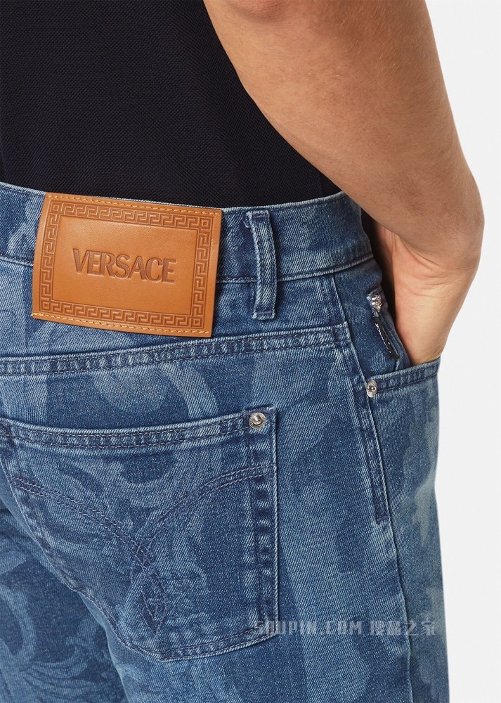 Silver Baroque牛仔裤