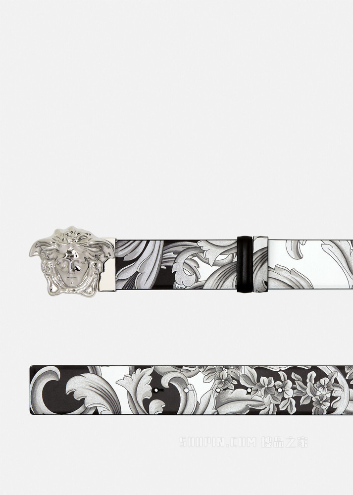 La Medusa Silver Baroque双面腰带