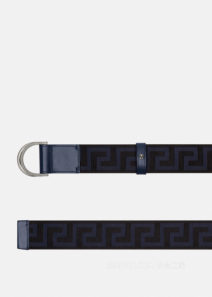 希腊回纹缎带腰带