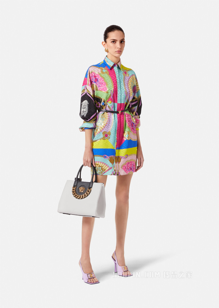 I Ventagli La Greca衬衫连衣裙