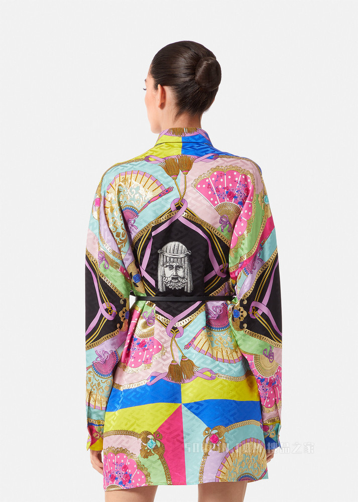 I Ventagli La Greca衬衫连衣裙