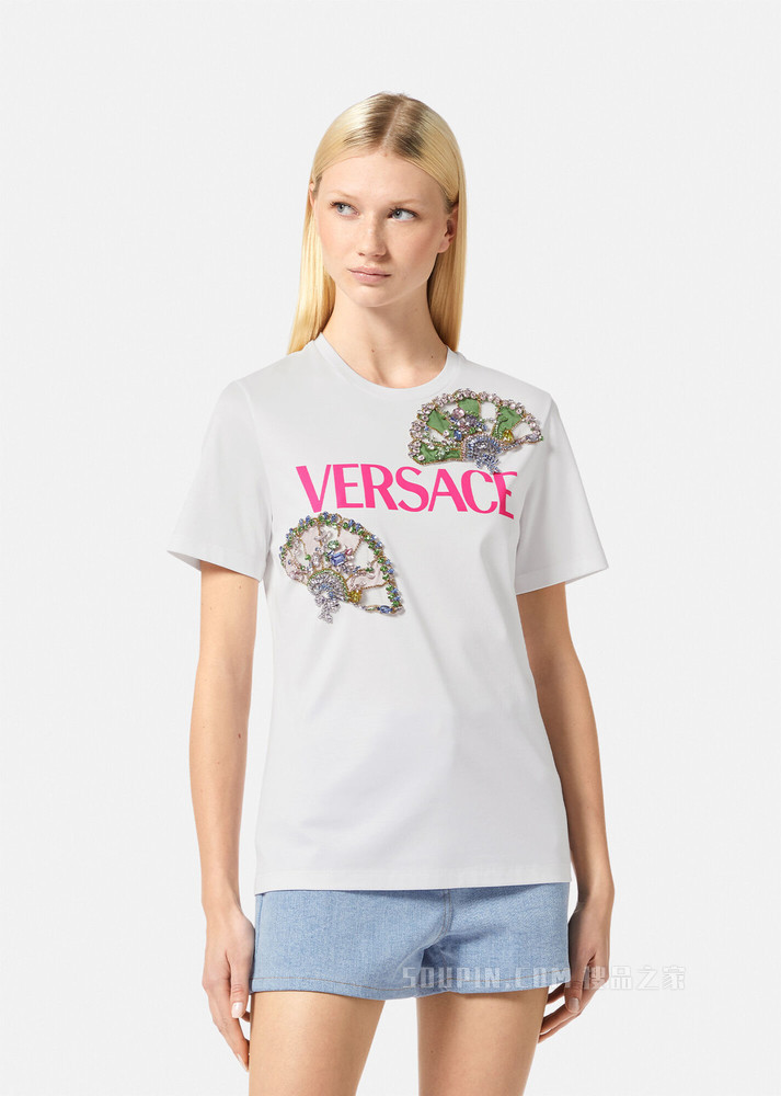 I Ventagli水晶Logo T恤