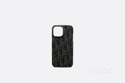 iPhone 13 Pro Max 手机壳 黑色 Oblique Galaxy 印花效果皮革