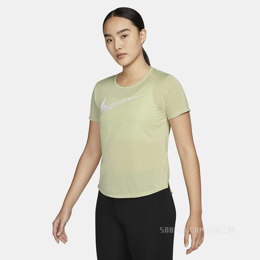 Nike Swoosh Run 女子短袖跑步上衣