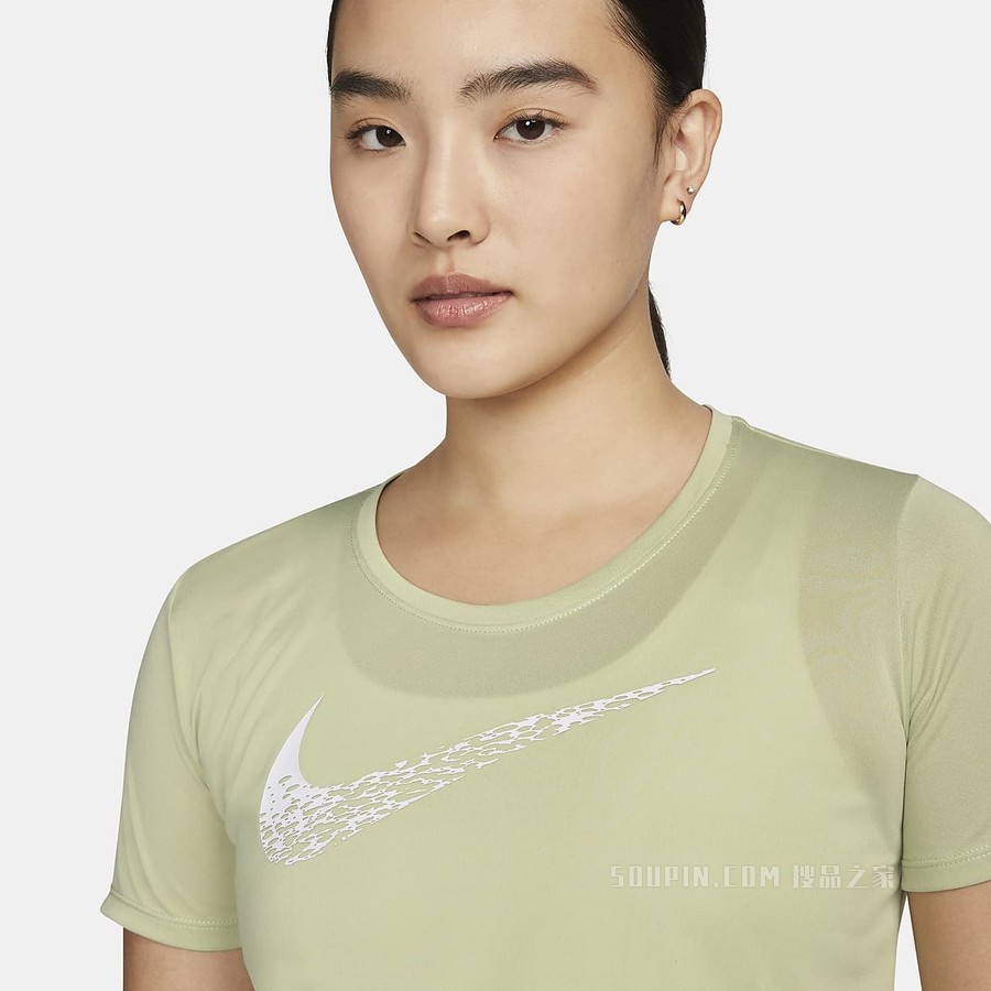 Nike Swoosh Run 女子短袖跑步上衣