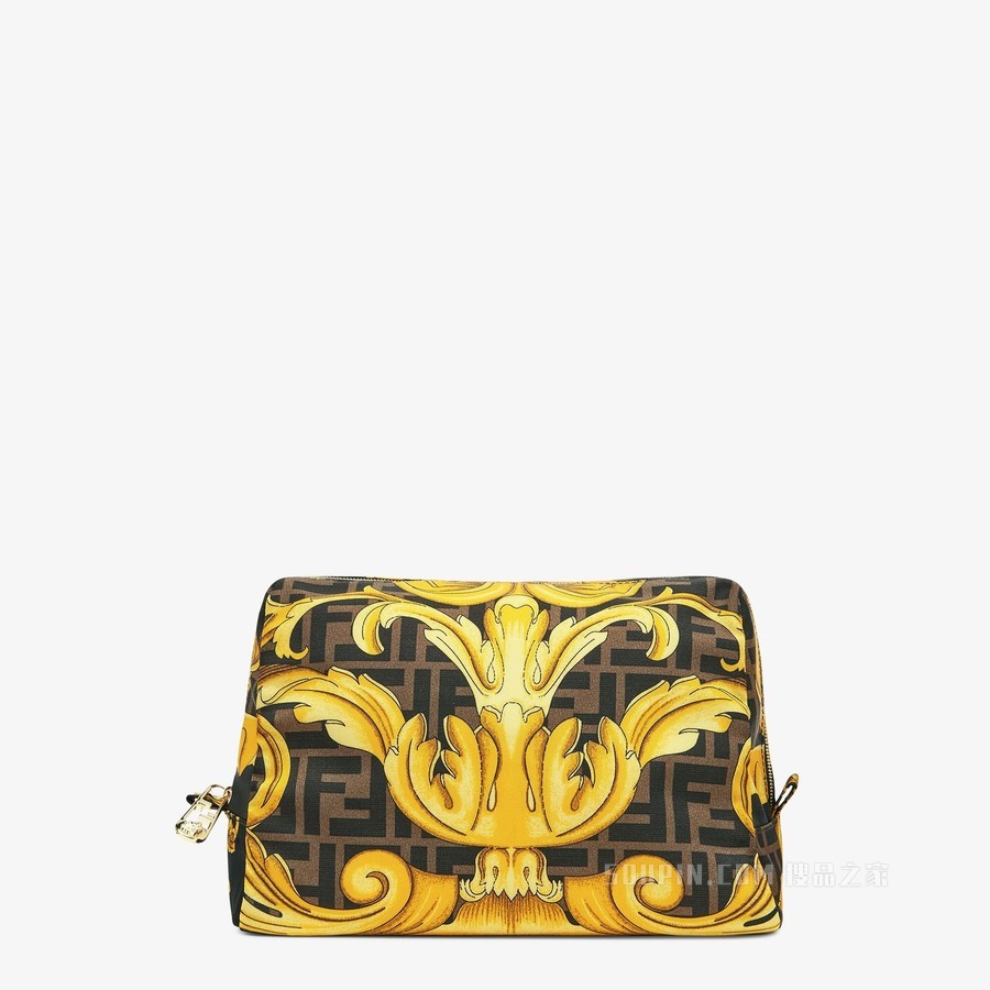 中号化妆包 Fendace拼色尼龙化妆包