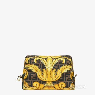 中号化妆包 Fendace拼色尼龙化妆包