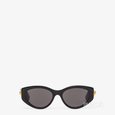 Fendi V2 Fendace黑色醋酸纤维太阳镜