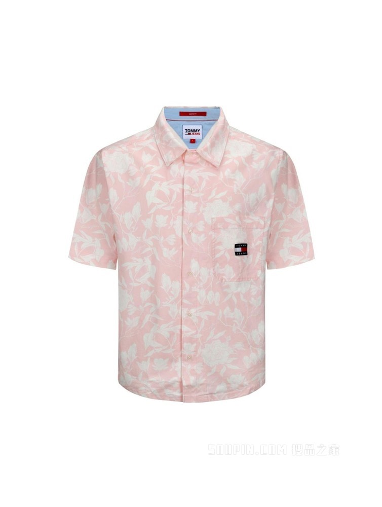 Tommy 22新款春夏男装短袖休闲衬衫DM0DM14925