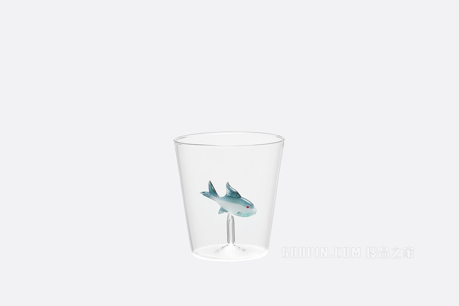 玻璃杯 Aquarius 系列透明效果小鱼装饰