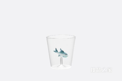 玻璃杯 Aquarius 系列透明效果小鱼装饰