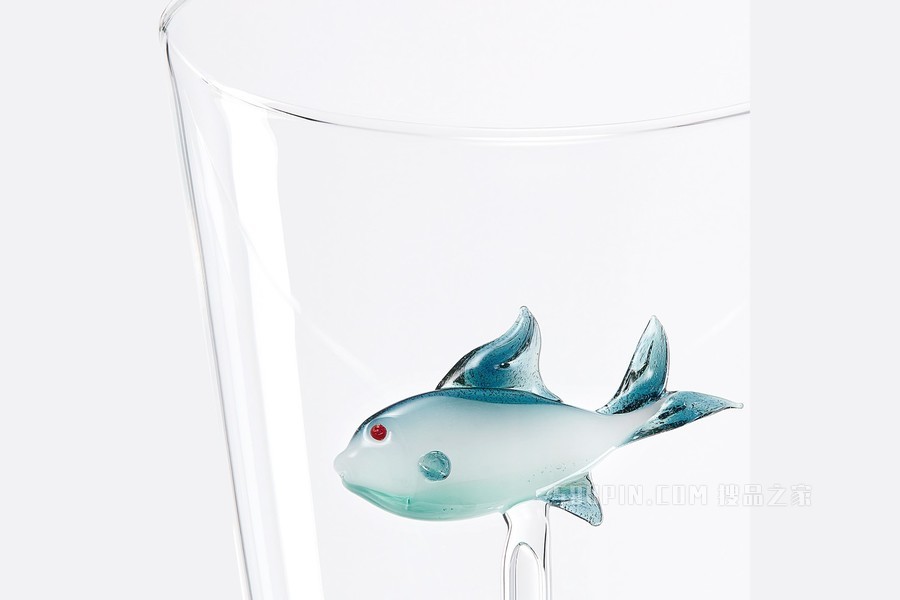 玻璃杯 Aquarius 系列透明效果小鱼装饰