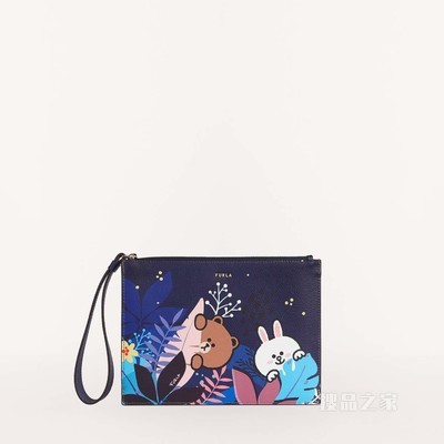 信封包 Toni Navy Blue (Blue) Furla Line Friends
