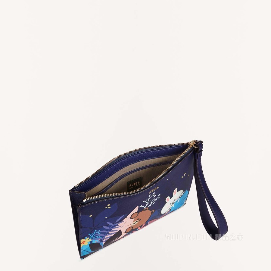 信封包 Toni Navy Blue (Blue) Furla Line Friends