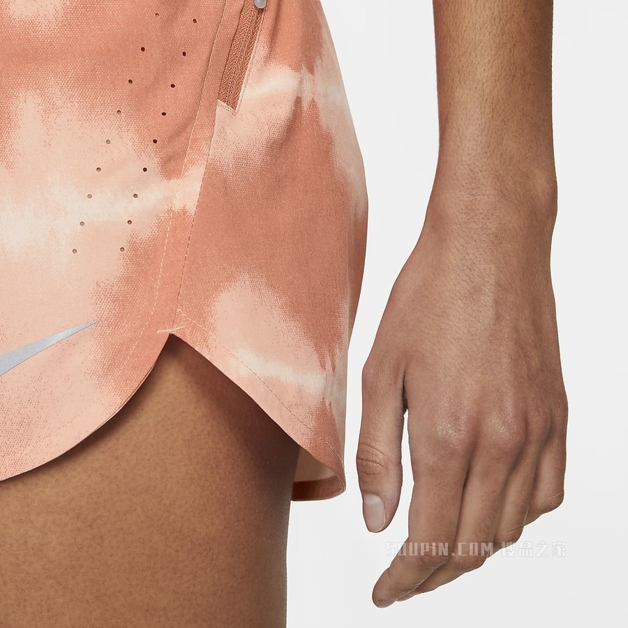 Nike Dri-FIT Eclipse 女子中腰印花跑步短裤