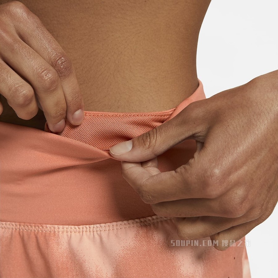 Nike Dri-FIT Eclipse 女子中腰印花跑步短裤