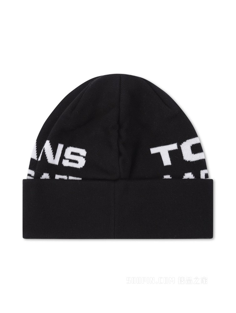 Tommy【AAPE联名】22新款春季纯棉字母提花翻边针织毛线帽01508