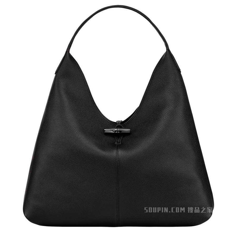 Roseau Essential 大号 Hobo 袋 - 黑色