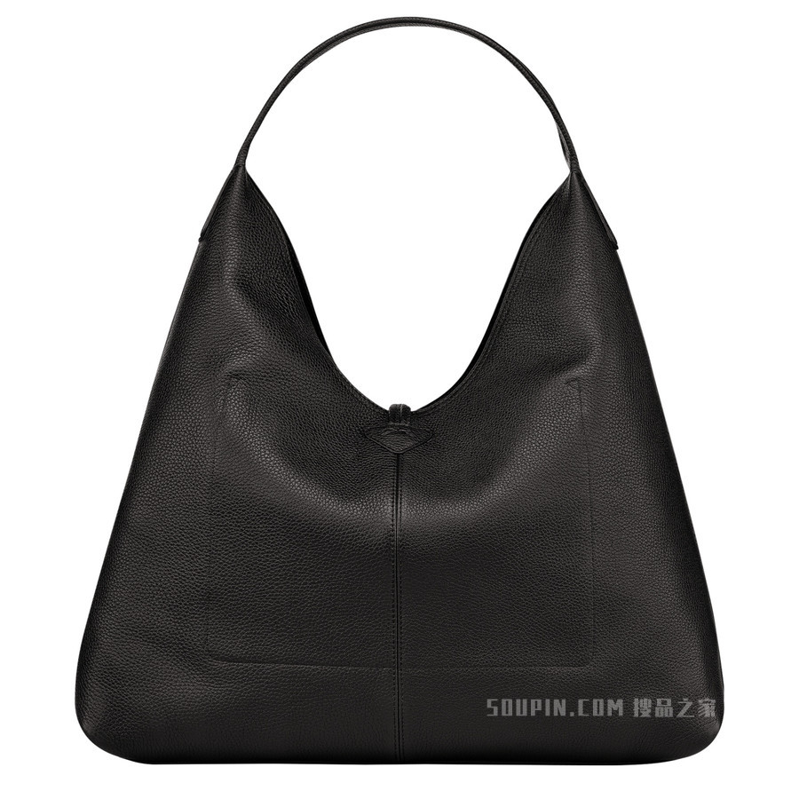 Roseau Essential 大号 Hobo 袋 - 黑色