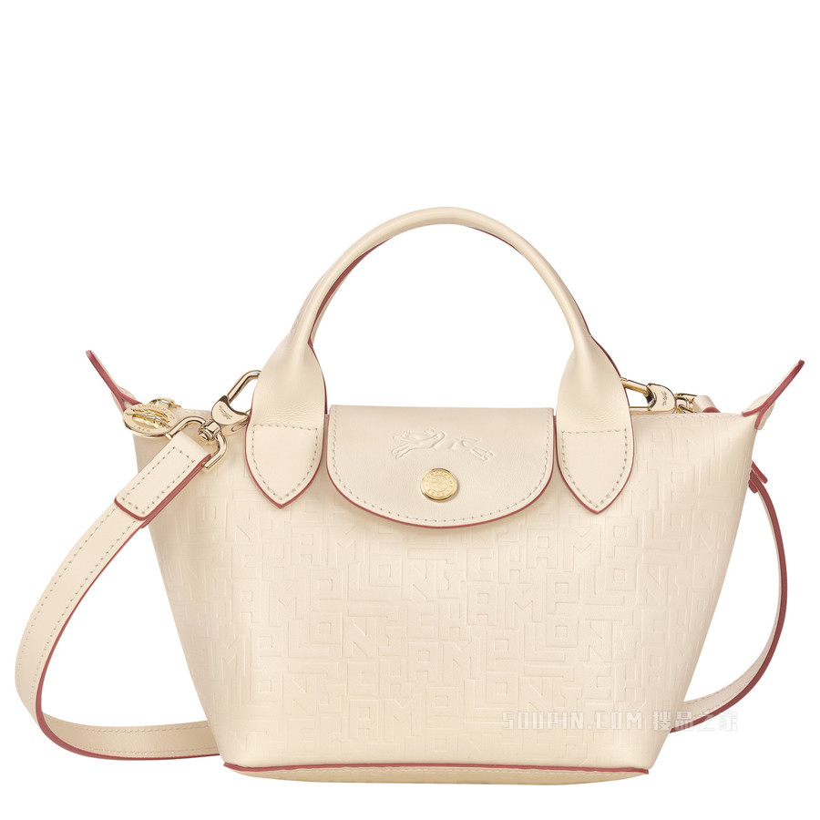 Le Pliage Cuir LGP 手提包特小号 - 米色