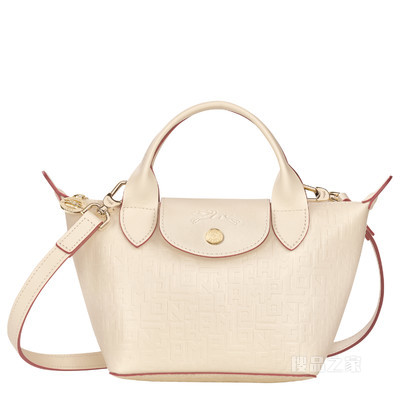 Le Pliage Cuir LGP 手提包特小号 - 米色