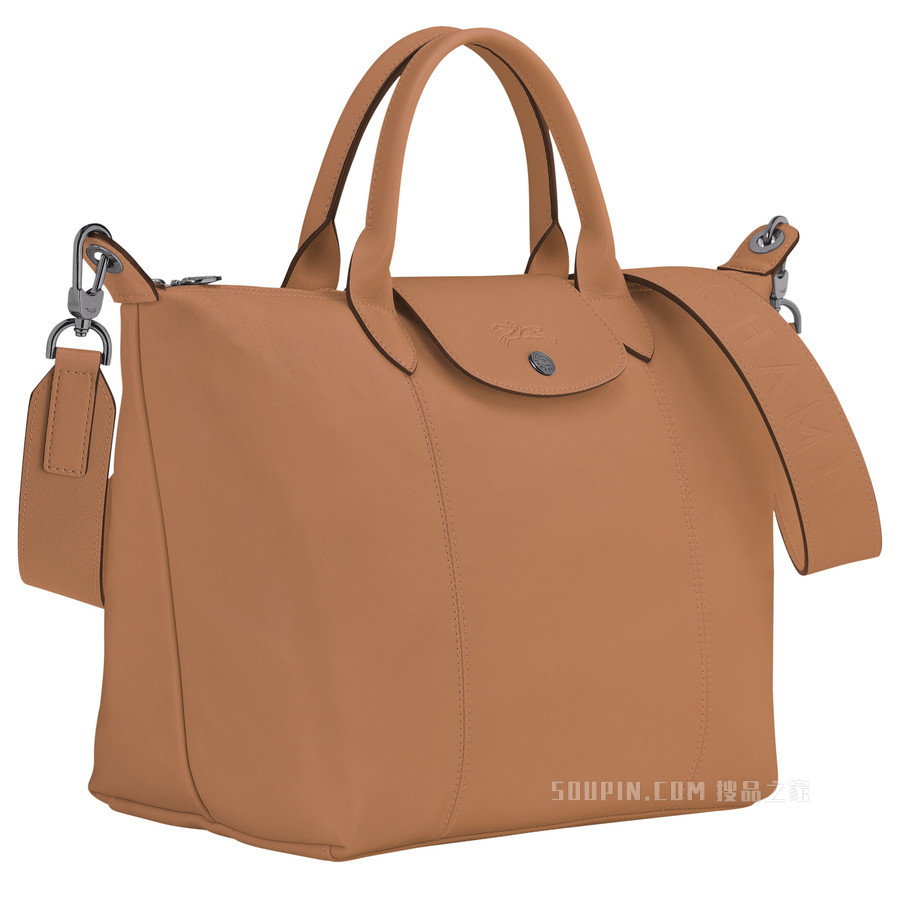 Le Pliage Cuir 手提包 M - 米色