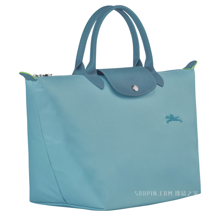 Le Pliage Green 手提包中号 - 蓝色