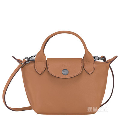 Le Pliage Cuir 斜挎包 - 米色