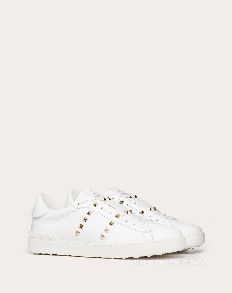Rockstud Untitled 小牛皮铆钉运动鞋
