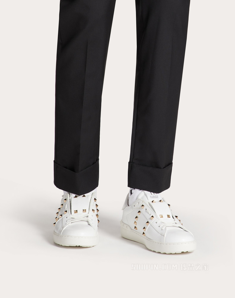 Rockstud Untitled 小牛皮铆钉运动鞋
