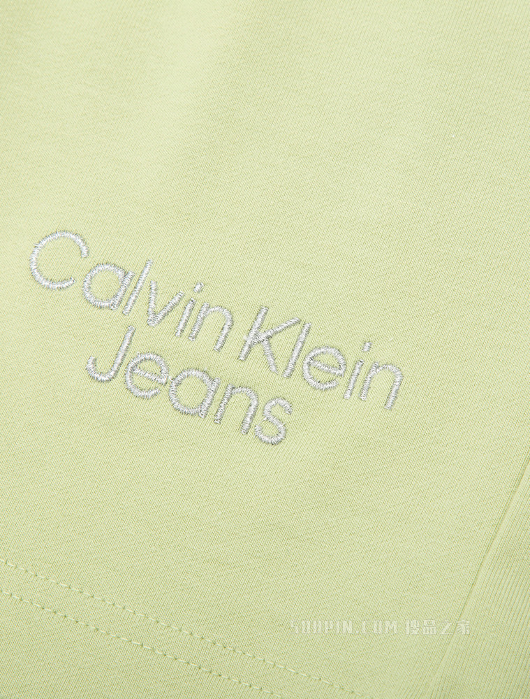 【预估到手价730】Calvin Klein 22春夏女简约松紧腰刺绣字母LOGO休闲针织短裤J218915