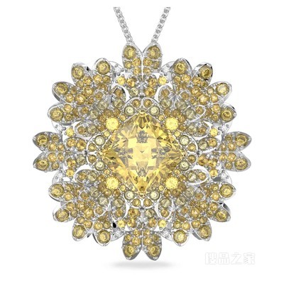 Eternal Flower 胸针, 花朵, 多种金属润饰