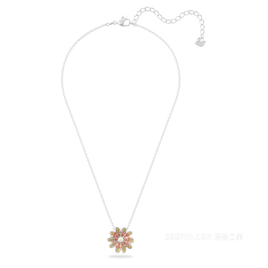 Eternal Flower 链坠, 花朵, 流光溢彩, 多种金属润饰