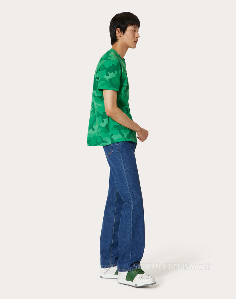 CAMOUFLAGE迷彩印花棉质T恤